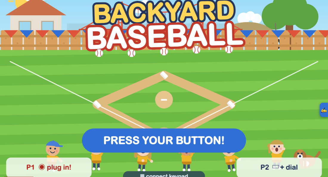 Backyard Baseball title screen